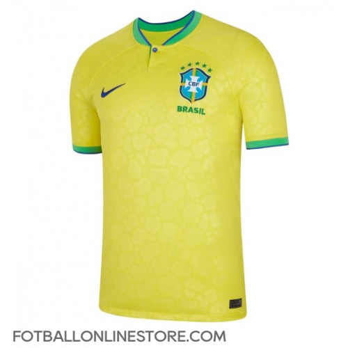 Billige Brasil Hjemmetrøye VM 2022 Kortermet